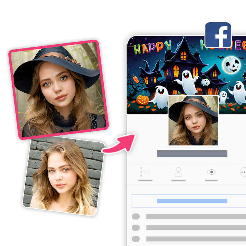 Best Halloween PFP Maker for Your Facebook Profile Picture