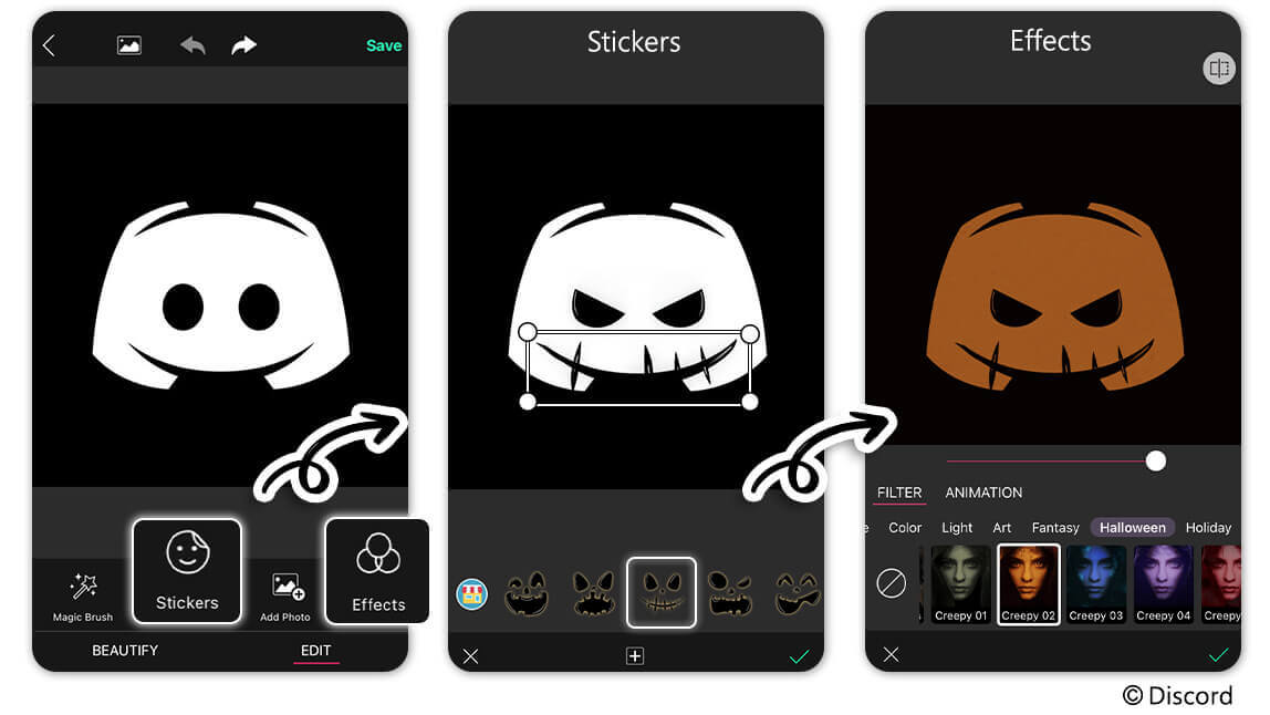 How to Make Halloween Discord PFPs