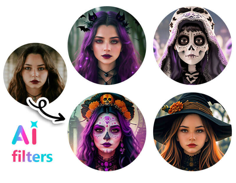 Turn Yourself into Halloween Characters