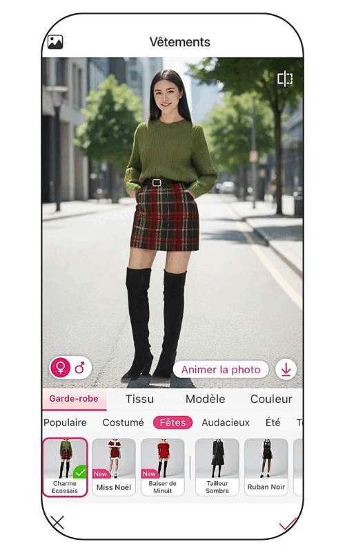 Meilleure application IA pour créer des tenues et essayer des vêtements