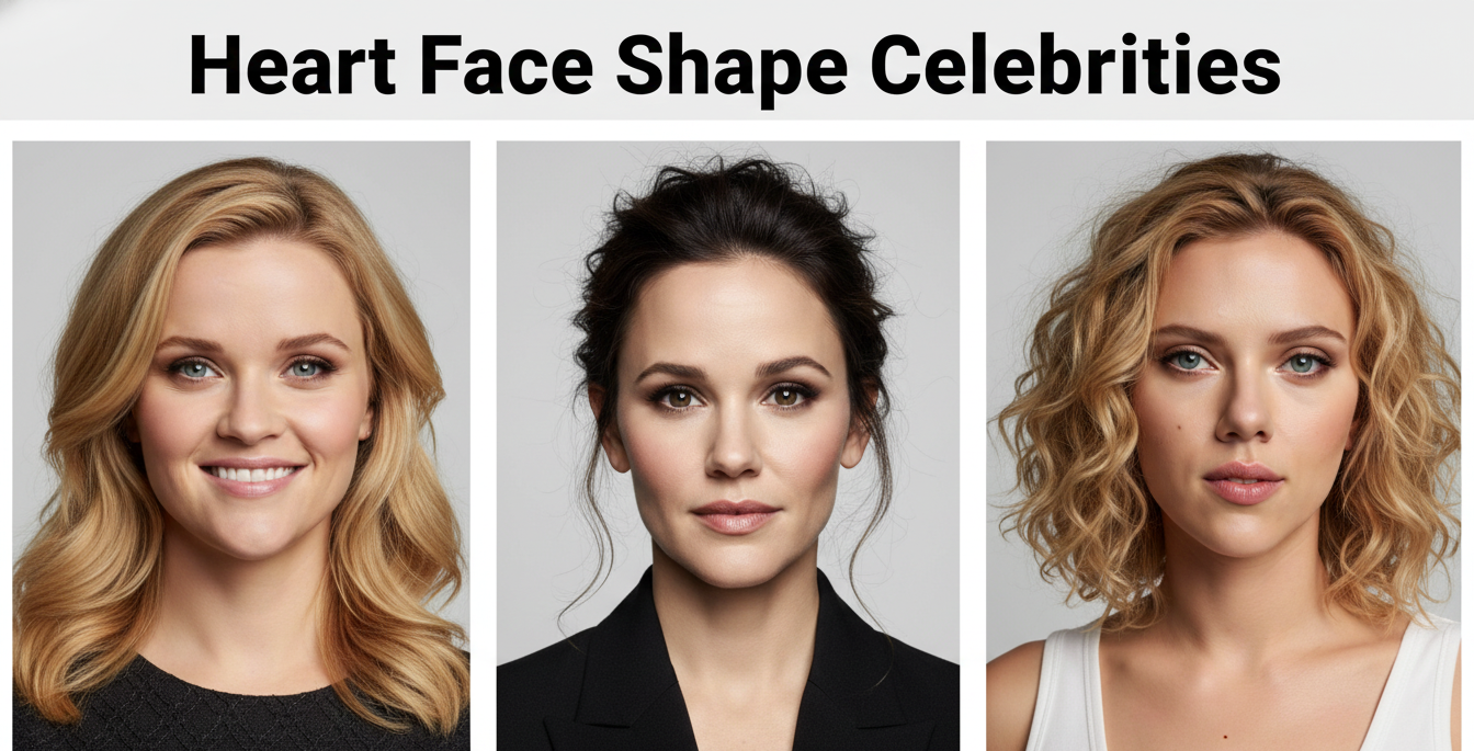 Heart Face Shape Celebrity
