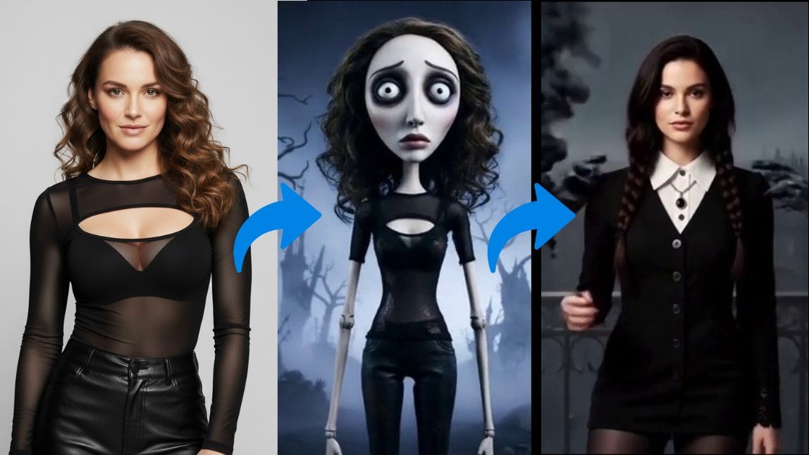 Tim Burton AI Trend: How to Create Tim Burton Style Videos