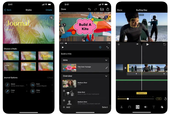 Imovie : application montage vidéo