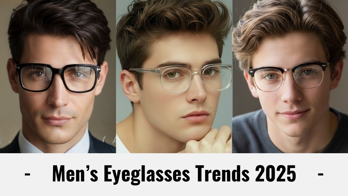 Men’s Eyeglasses Trends 2025: Key Styles, Materials