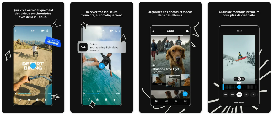 Gro proquick : application montage vidéo