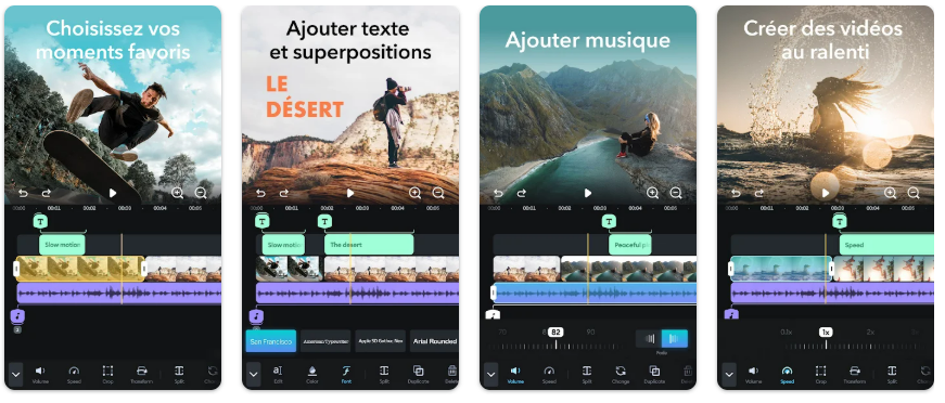 Splice : application montage vidéo