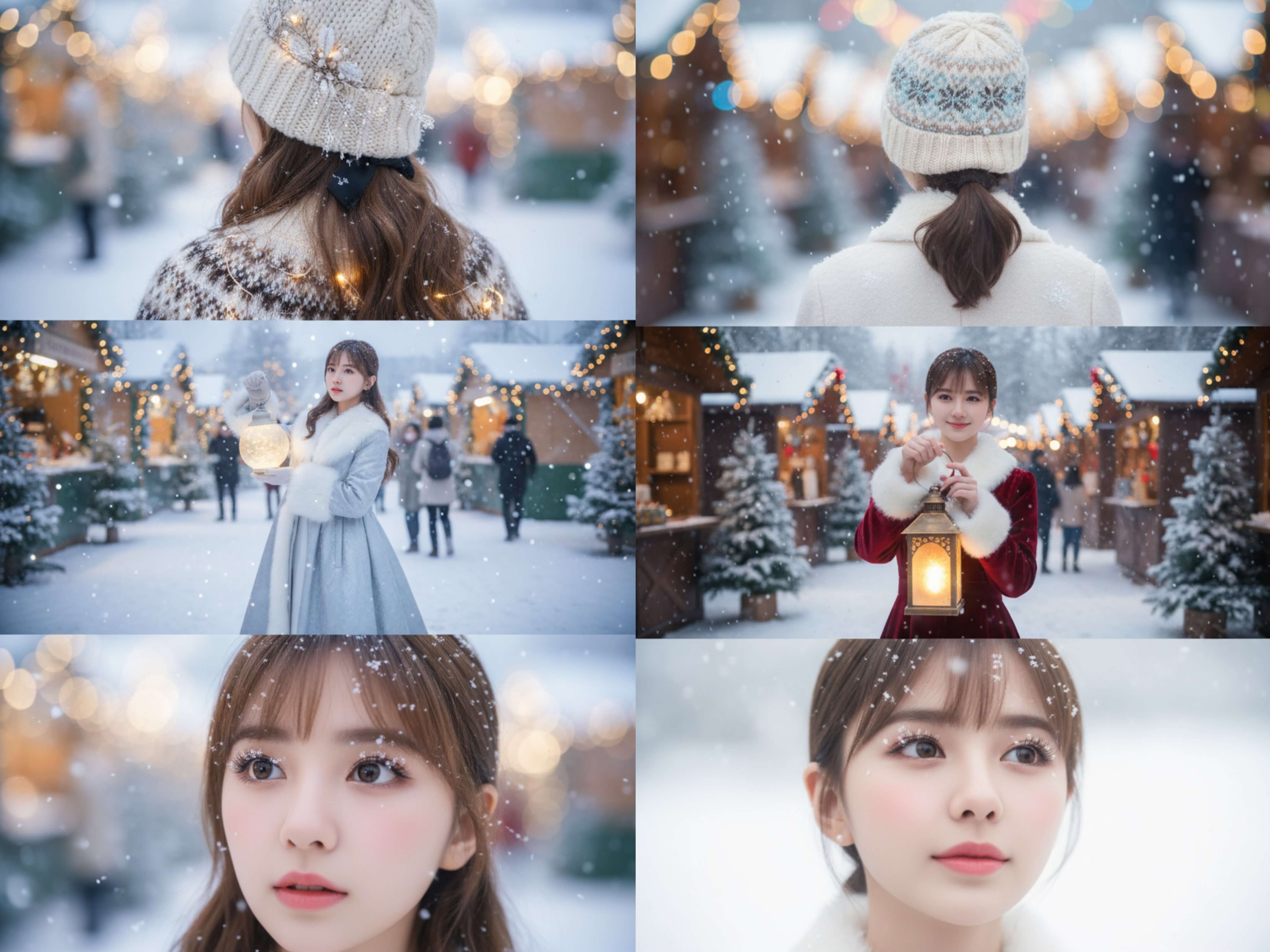 聖誕節下雪主題照 AI雪景照片-AI下雪照片生成教學