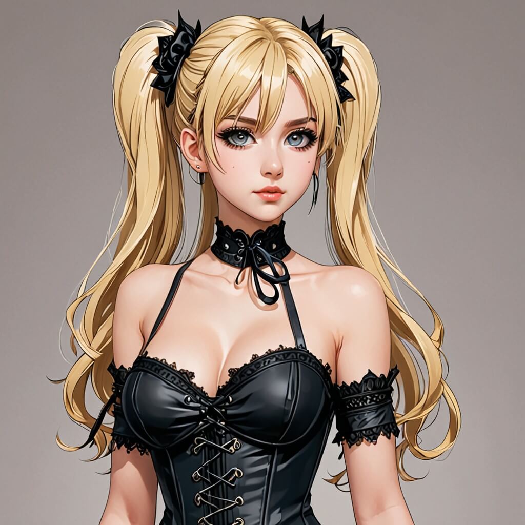 Crie uma namorada IA parecida com a Ani do Grok Mulher IA criada com o YouCam AI Pro, parecida com a namorada virtual Ani do Grok.