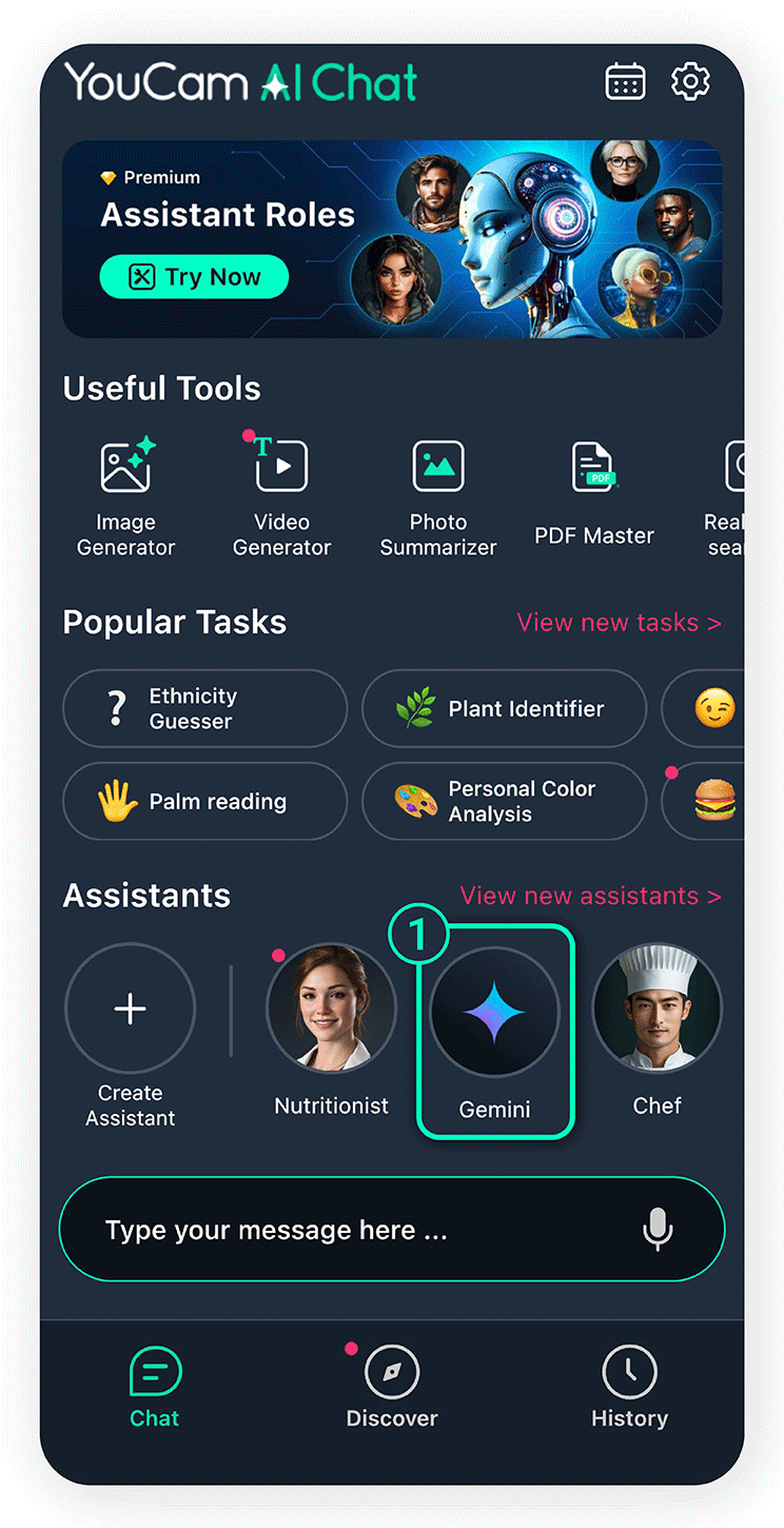 See the answer to "what will my soulmate look like" with YouCam AI Chat.