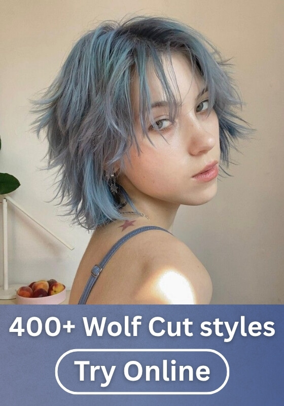 Wolf Cut Short Hair