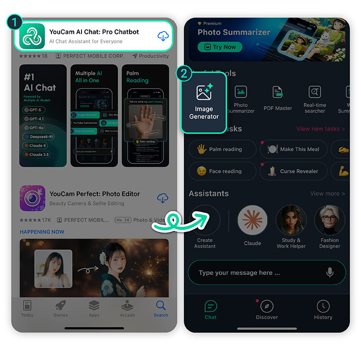 See what you'll look like when you grow up with AI Image Generator. YouCam AI Chat can help you see your adult self in seconds.