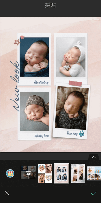 彌月小卡製作教學_寶寶照片變身彌月謝卡