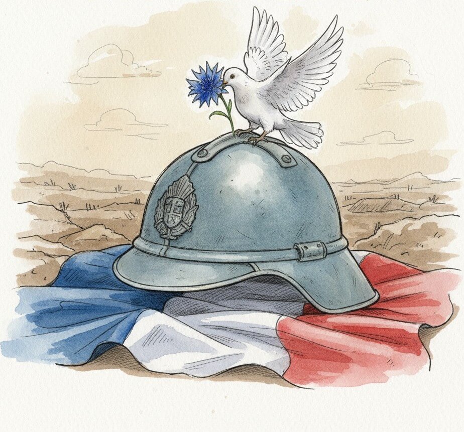 Images 11 novembre : armistice, colombe, bleuet, casque, drapeau