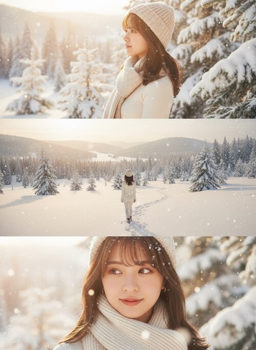 AI雪加工写真2 AI雪加工写真2