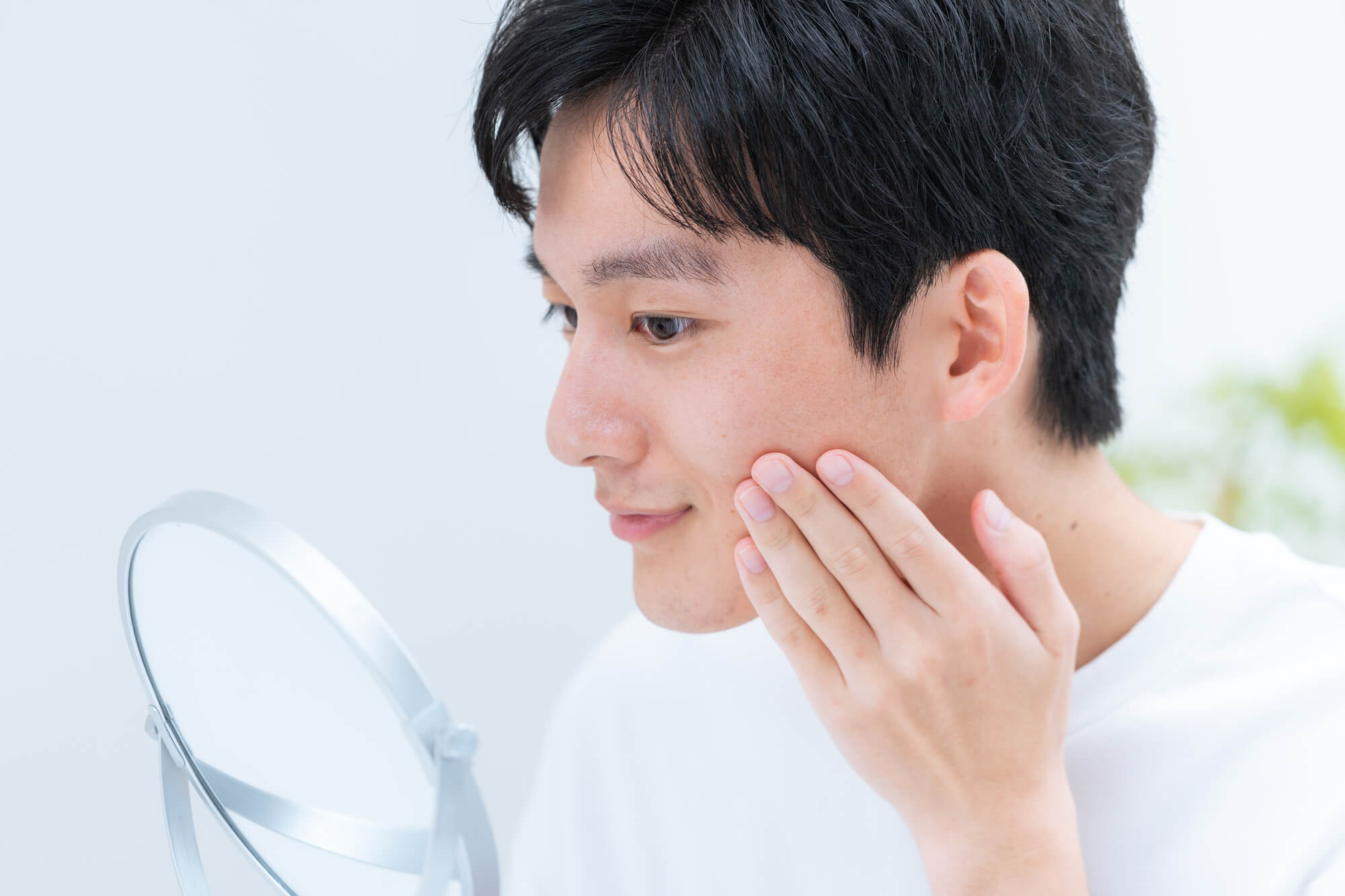 ひげをケアする