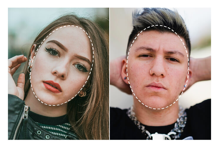 Oval Face Shape Oval Face Shape