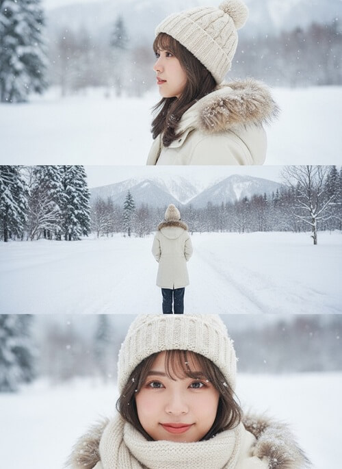 AI雪加工写真1 AI雪加工写真1