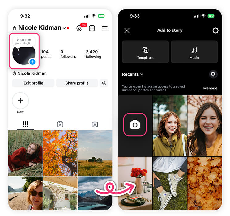 You can make collage for Instagram story directly on Instagram.