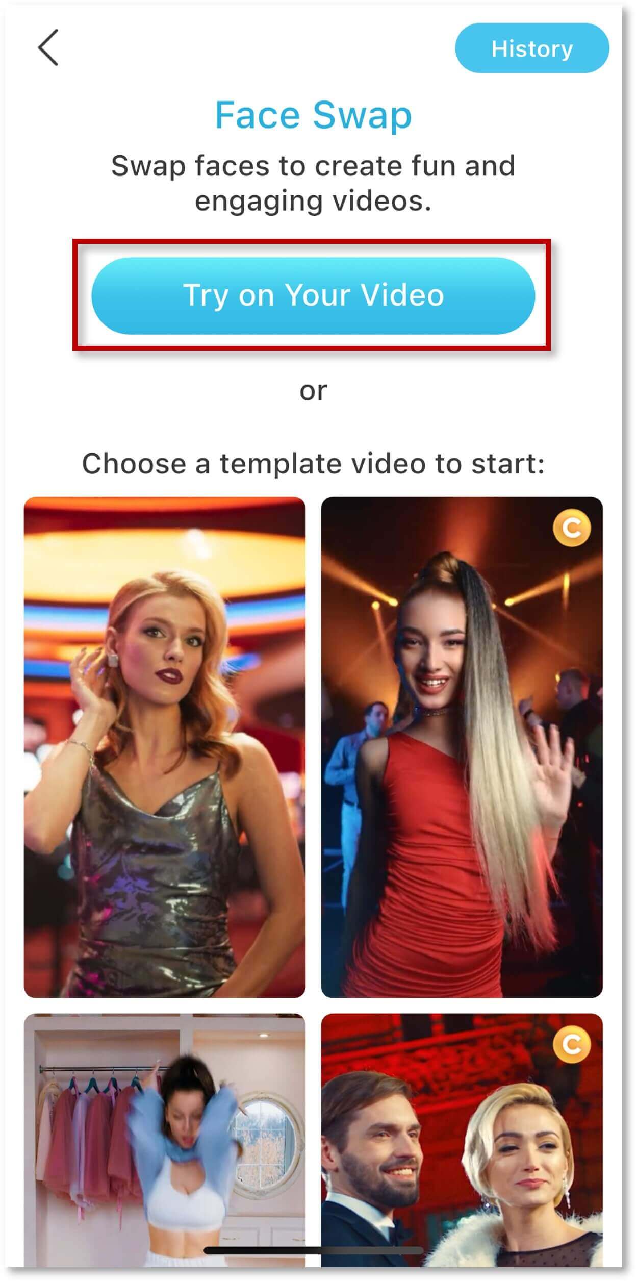 Try YouCam Video to Create Elf Yourself Video