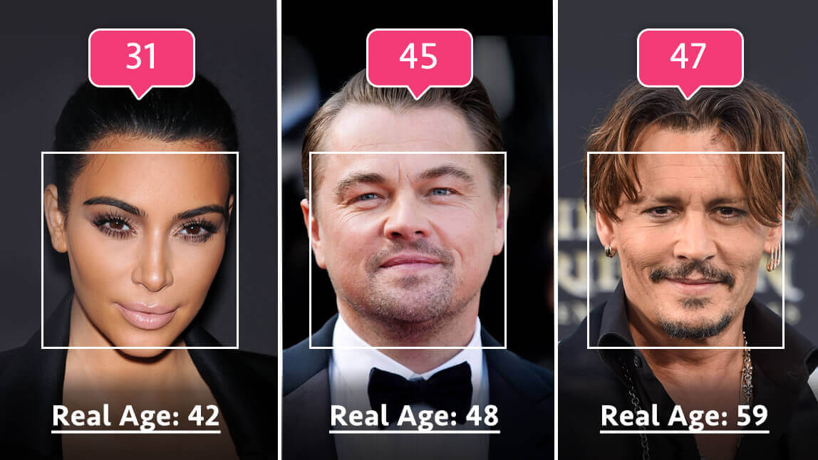 Upload celebrity photos to detect old do they look