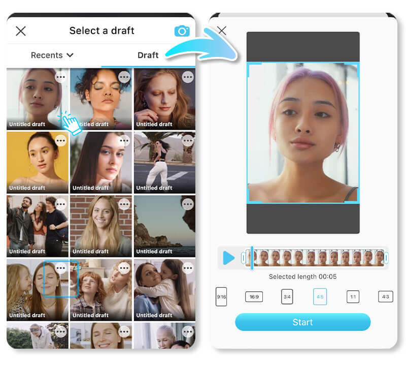 Edit your Instagram video with YouCam Video