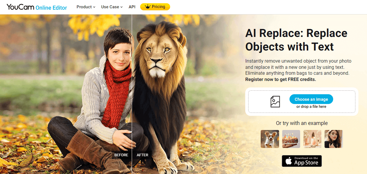 Banner do YouCam Editor, uma IA que deixa o corpo musculoso online e grátis.