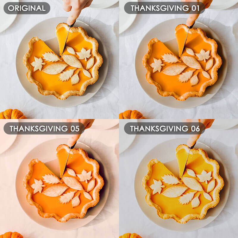 Apply Thanksgiving photo filters to photo Apply Thanksgiving photo filters to photo using a Thanksgiving app