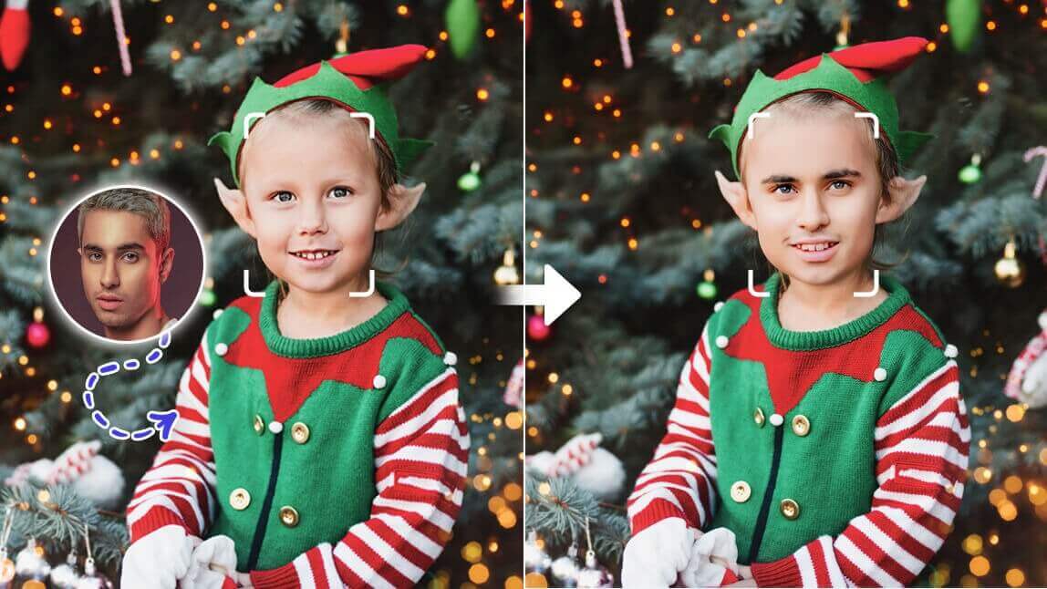 Elf Face in Hole: What I'd Look Like as a Christmas Elf with AI