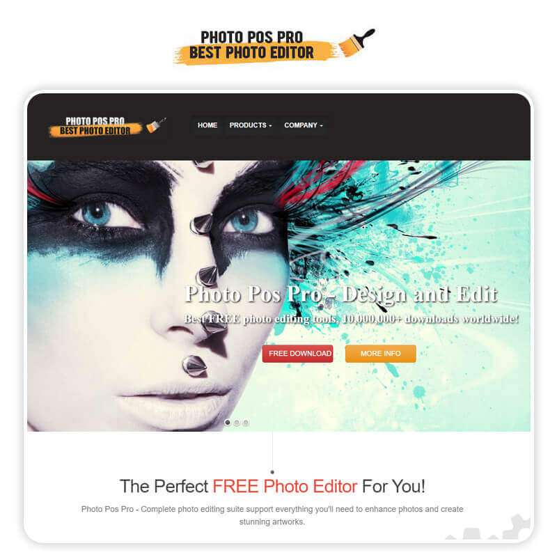 Meilleur logiciel retouche photo : Photo POS AI