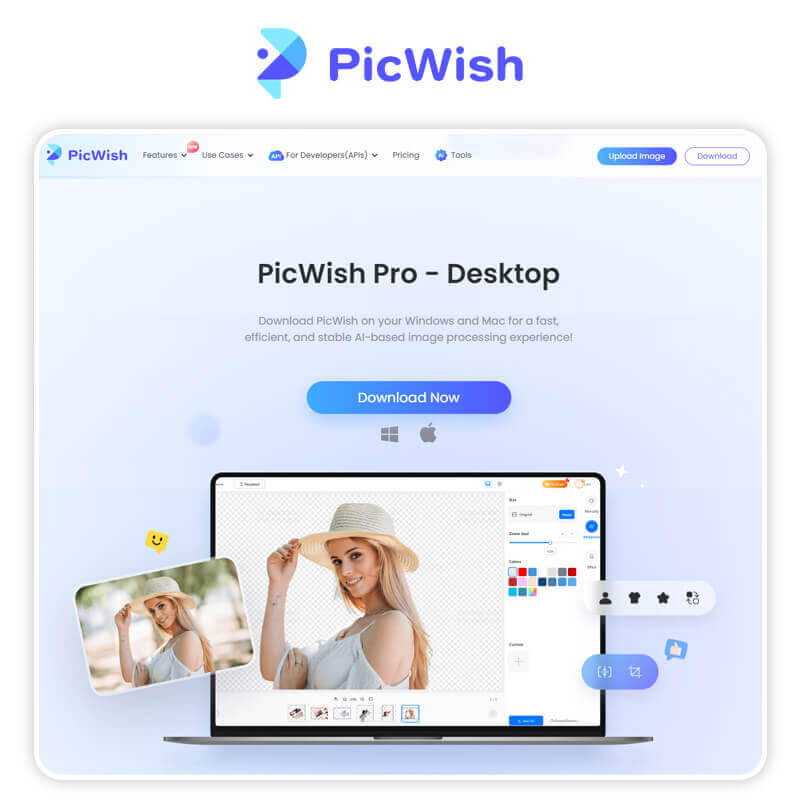 Meilleur logiciel retouche photo : Picwish