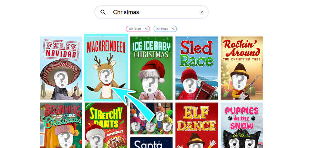 Explore all the different Christmas templates on Jibjab