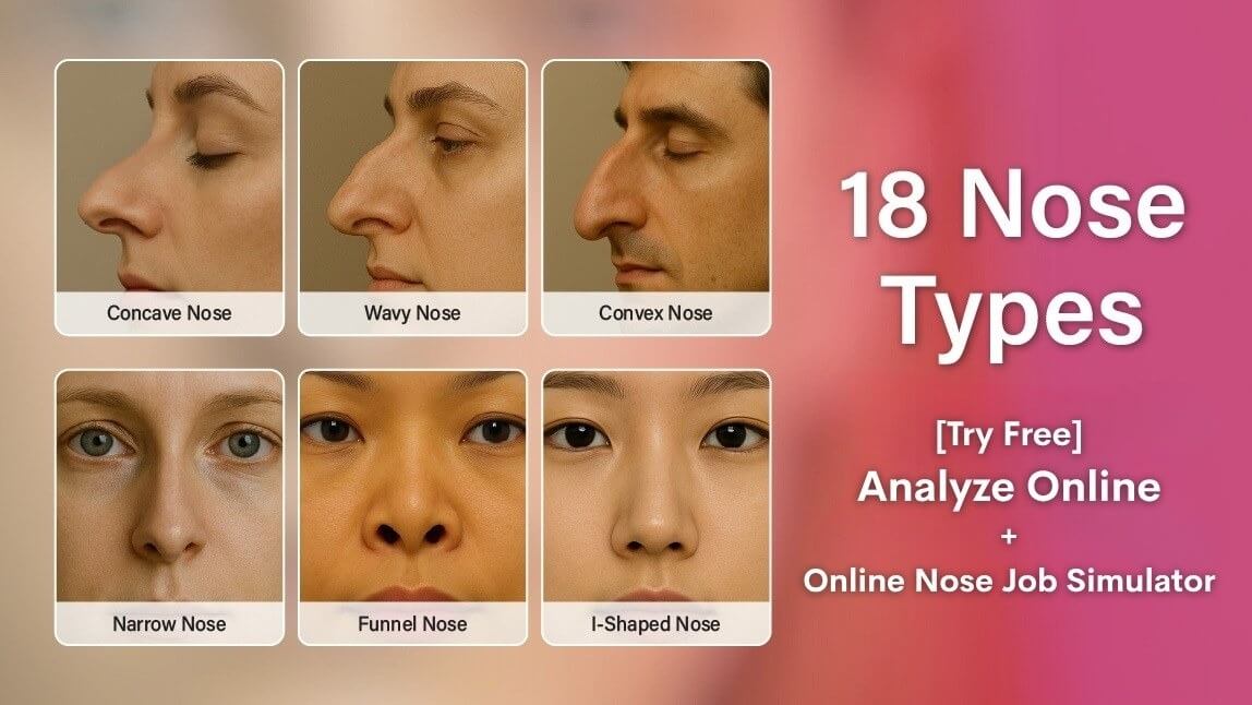 18 Nose Types & Online Nose Job Simulator