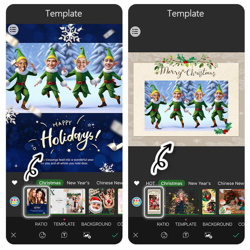 Face Swap Christmas Card: Elf Yourself Christmas Card