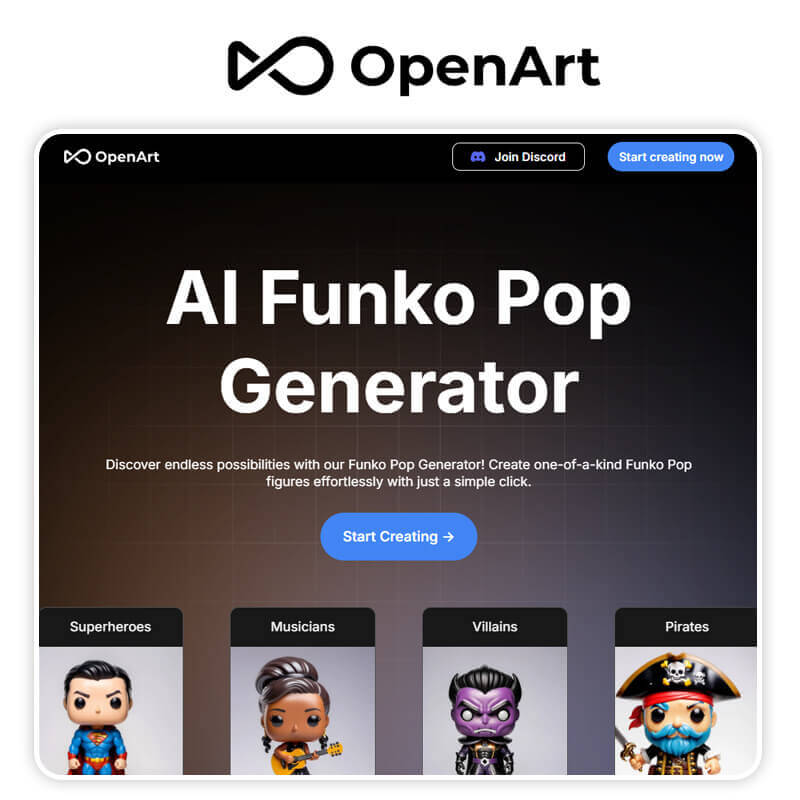 Generatore di Funko Pop 2: Openart Generatore di Funko Pop 2: Openart