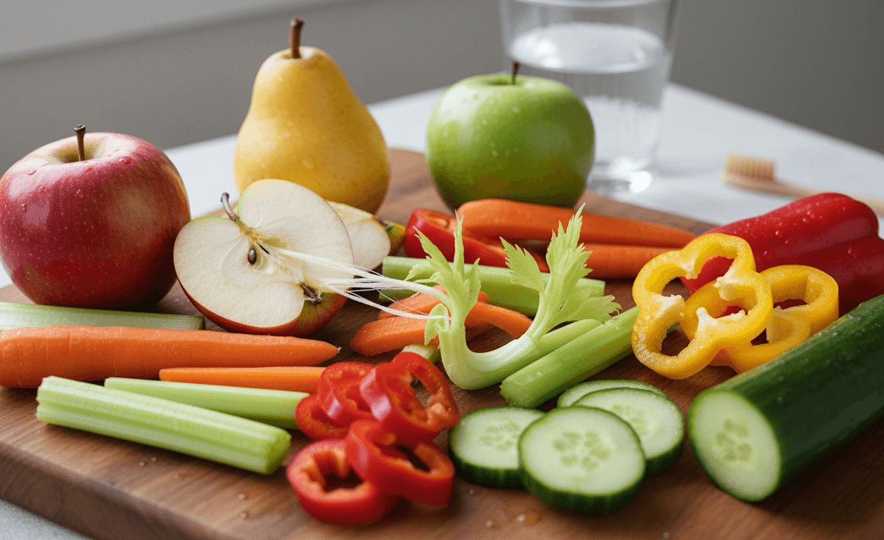 Eat Crunchy Fruits and Veggies Eat Crunchy Fruits and Veggies