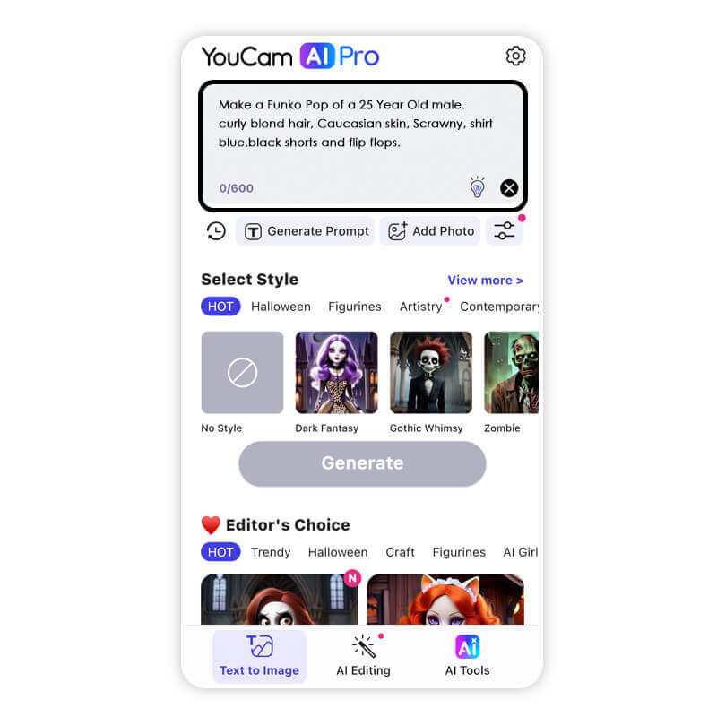 Inserisci Prompt per il Funko Pop Personalizzato Inserisci Prompt per il Funko Pop Personalizzato