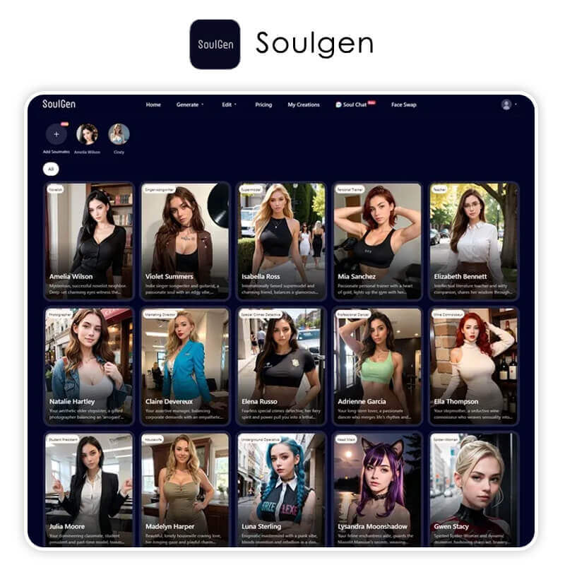 Best AI Girlfriend App: Soulgen