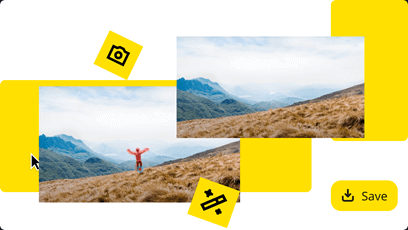 Movavi Photo Editor Software zeigt die Funktion zum Entfernen von Personen aus Bildern.