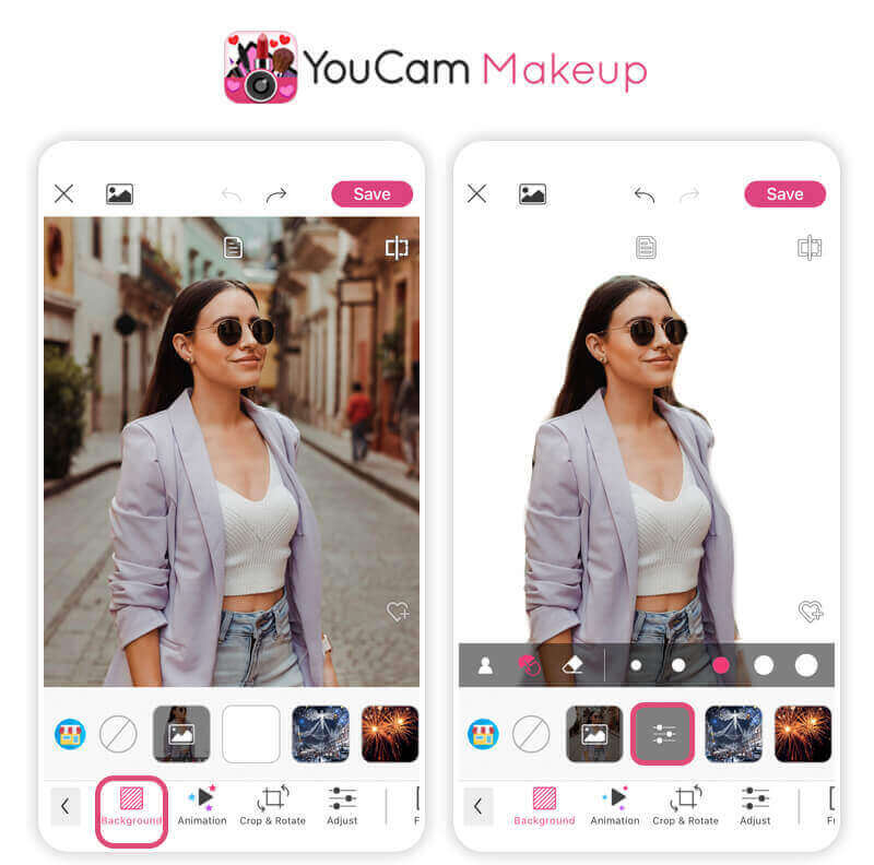 Melhor aplicativo para adicionar fundo branco e mudar o fundo de fotos no iPhone e Android.