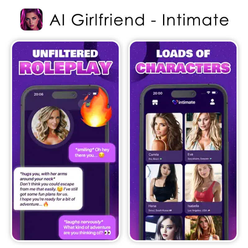 Best AI Girlfriend App: AI Girlfriend - Intimate