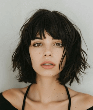 Tendance coupe carré 2025 : emo grunge