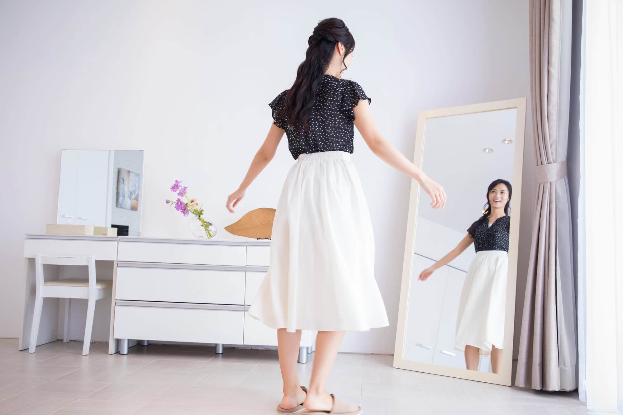 服のシルエットが骨格タイプに合っていない