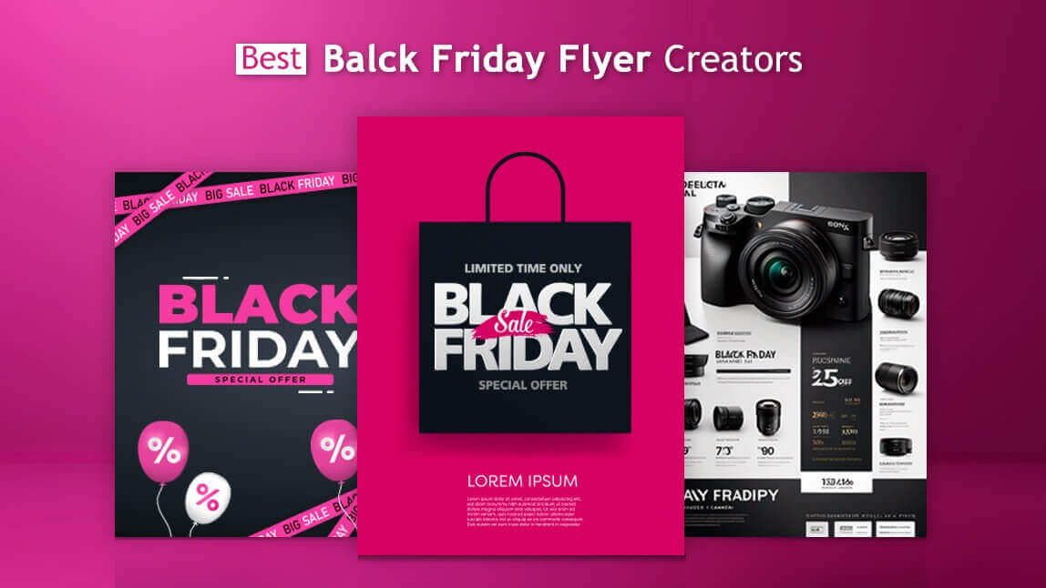 Créer des modèles d'affiche Black Friday à imprimer ou pour site