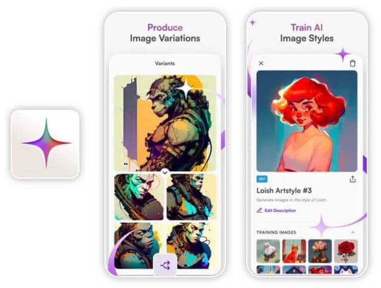 Starryai: 風格多樣 AI 繪圖生成器