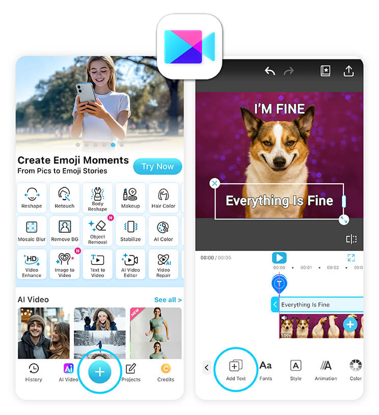 YouCam Video – Best All-in-One Meme Video Maker for Mobile