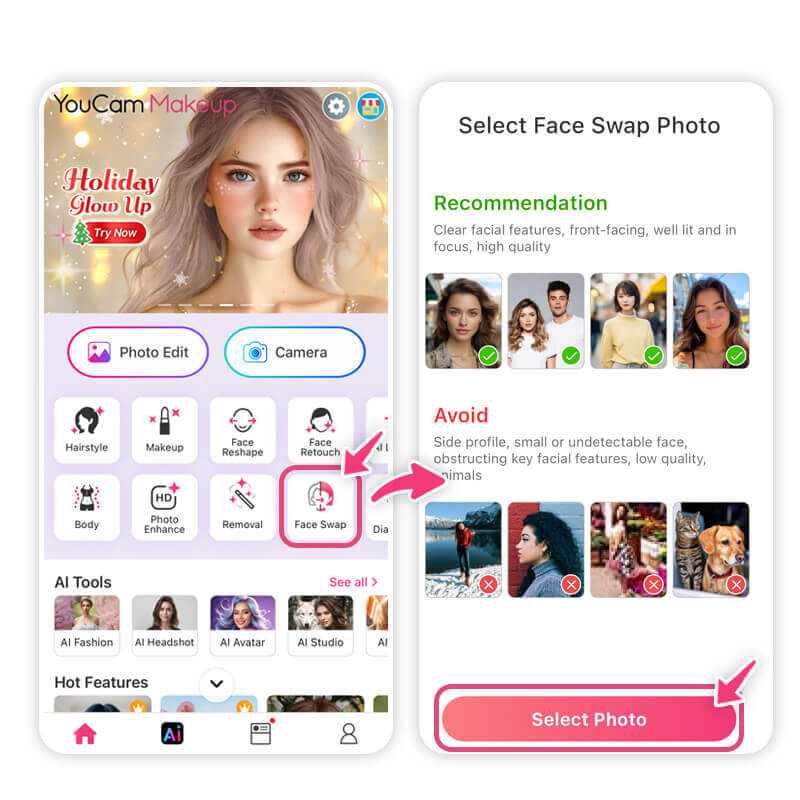 Santa Claus Face Swap