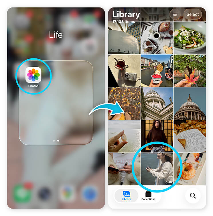 You can add video filters directly on your iPhone. iPhone provide a limited selection of aesthetic video filters.