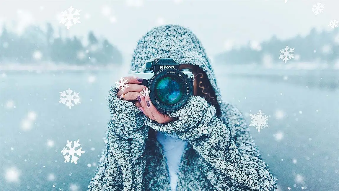 Schneeflocken in Bilder einfügen: So einfach geht's per App