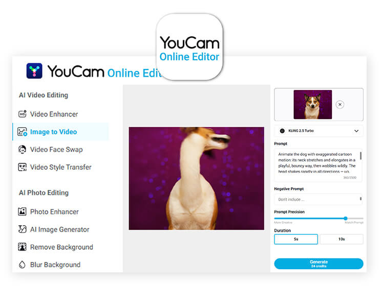 YouCam AI Meme Video Generator