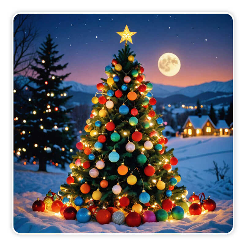 Immagini Natalizie Create Con AI GRATIS: Albero di Natale Immagini Natalizie Create Con AI GRATIS: Albero di Natale